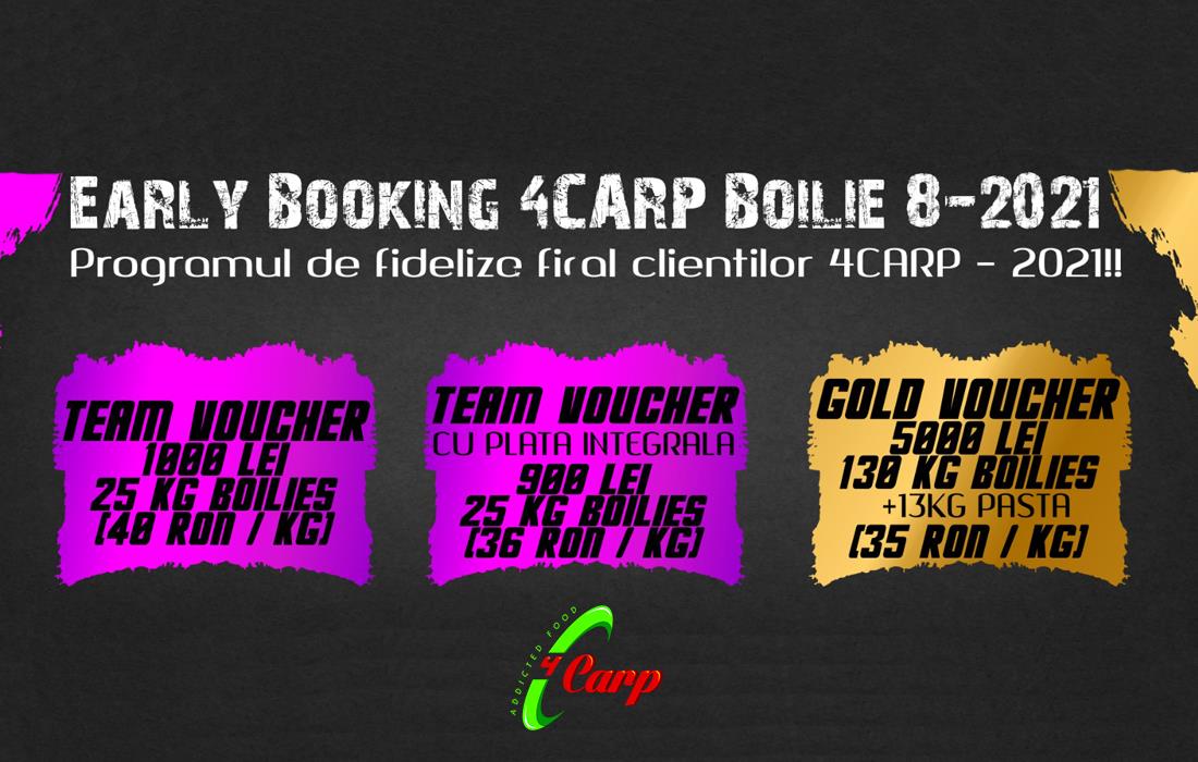 Oferta de neratat la 4Carp! Early booking 2021 la boilies! 